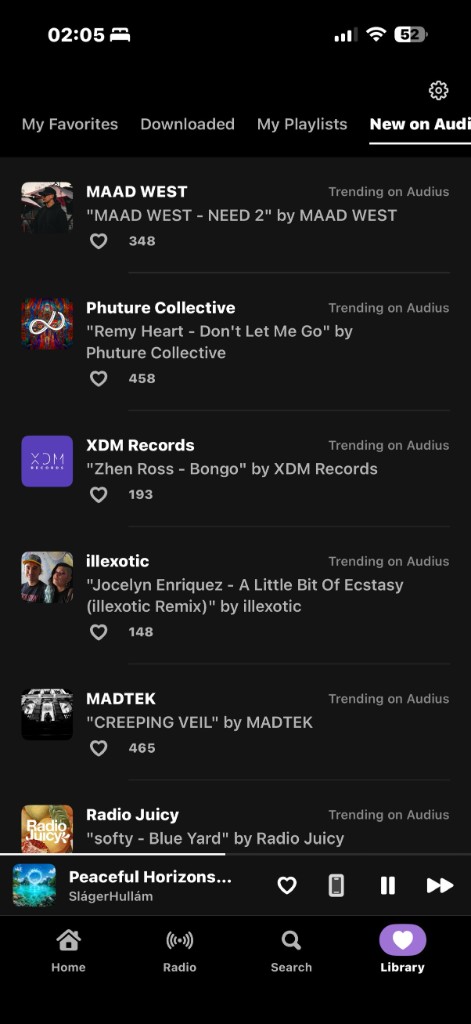 New on Audius